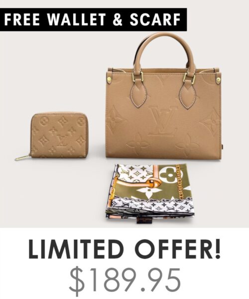 Bag + Gifts (FREE LV Wallet & FREE LV Scarf)