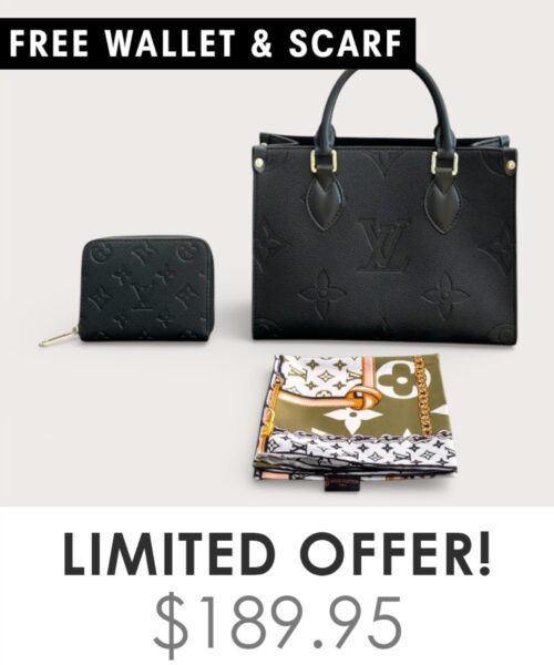 Bag + Gifts (FREE LV Wallet & FREE LV Scarf)