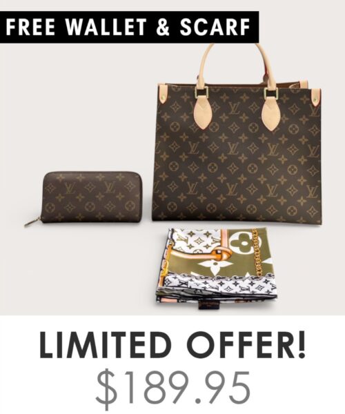 Bag + Gifts (FREE LV Wallet & FREE LV Scarf)