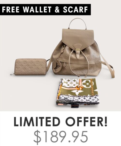 Bag + Gifts (FREE LV Wallet & FREE LV Scarf)