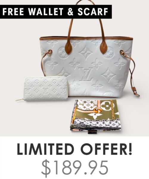 Bag + Gifts (FREE LV Wallet & FREE LV Scarf)