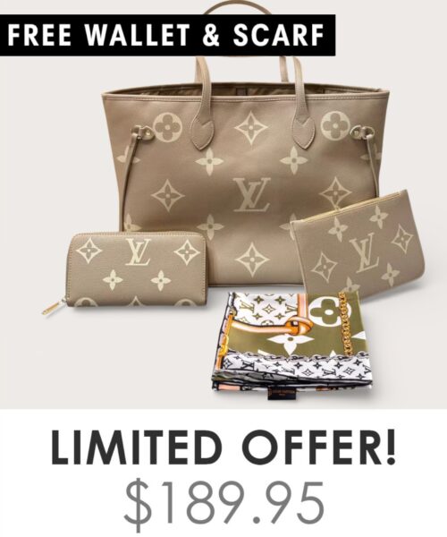 Bag + Gifts (FREE LV Wallet & FREE LV Scarf)