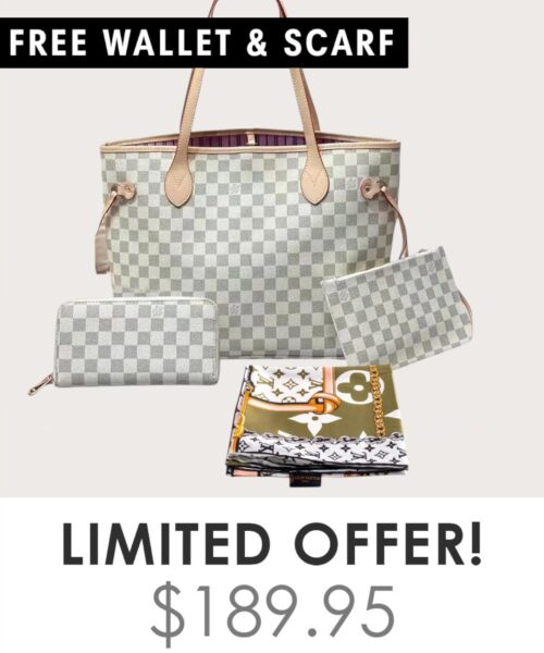Bag + Gifts (FREE LV Wallet & FREE LV Scarf)