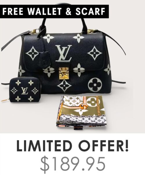 Bag + Gifts (FREE LV Wallet & FREE LV Scarf)