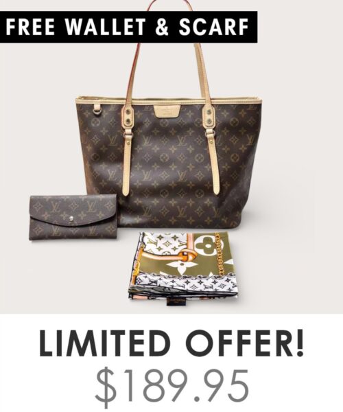 Bag + Gifts (FREE LV Wallet & FREE LV Scarf)