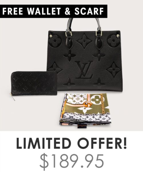 Bag + Gifts (FREE LV Wallet & FREE LV Scarf)