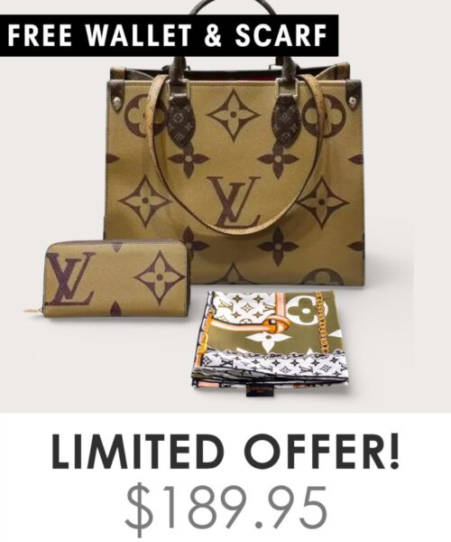 Bag + Gifts (FREE LV Wallet & FREE LV Scarf)