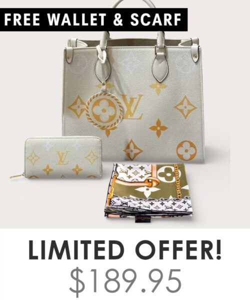Bag + Gifts (FREE LV Wallet & FREE LV Scarf)