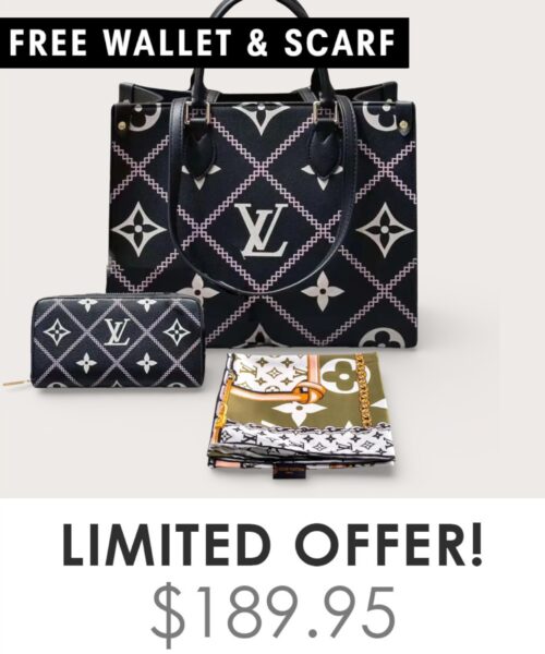 Bag + Gifts (FREE LV Wallet & FREE LV Scarf)
