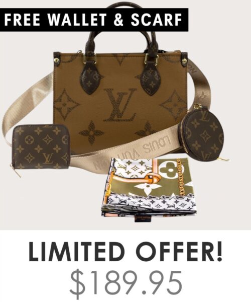 Bag + Gifts (FREE LV Wallet & FREE LV Scarf)
