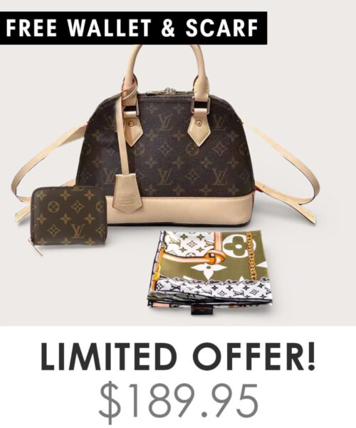 Bag + Gifts (FREE LV Wallet & FREE LV Scarf)