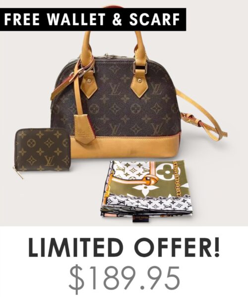 Bag + Gifts (FREE LV Wallet & FREE LV Scarf)