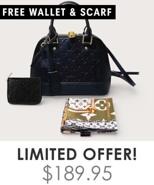 Bag + Gifts (FREE LV Wallet & FREE LV Scarf)