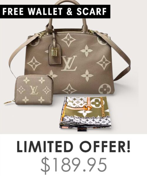 Bag + Gifts (FREE LV Wallet & FREE LV Scarf)