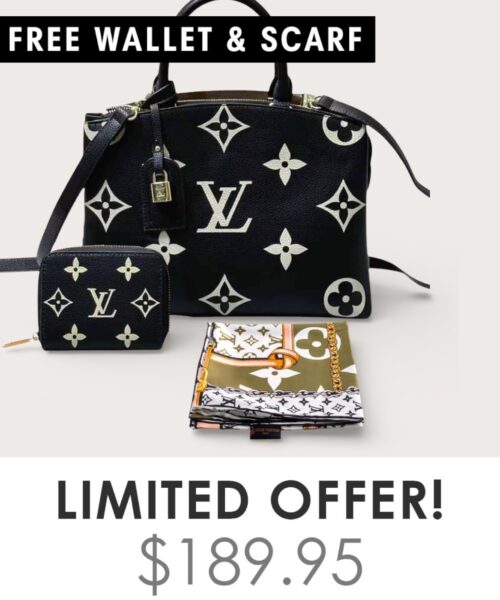 Bag + Gifts (FREE LV Wallet & FREE LV Scarf)