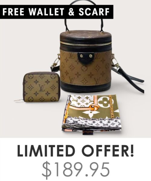 Bag + Gifts (FREE LV Wallet & FREE LV Scarf)