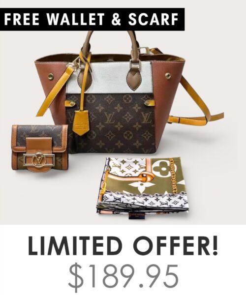 Bag + Gifts (FREE LV Wallet & FREE LV Scarf)