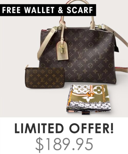 Bag + Gifts (FREE LV Wallet & FREE LV Scarf)