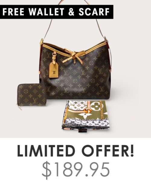 Bag + Gifts (FREE LV Wallet & FREE LV Scarf)