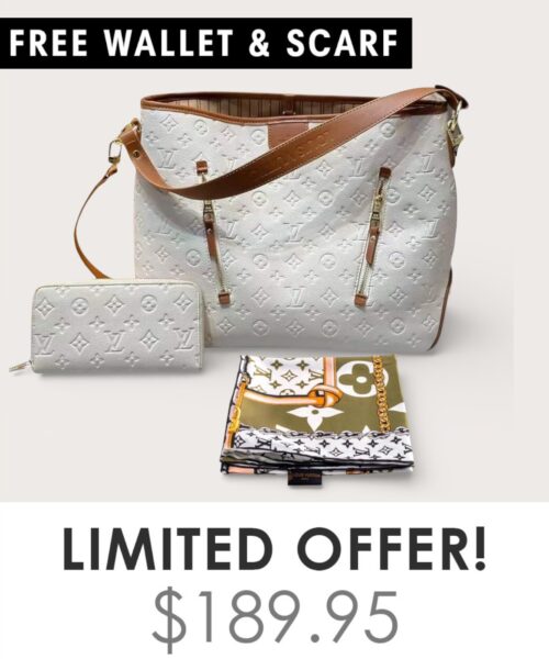 Bag + Gifts (FREE LV Wallet & FREE LV Scarf)