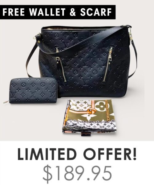 Bag + Gifts (FREE LV Wallet & FREE LV Scarf)