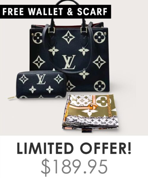 Bag + Gifts (FREE LV Wallet & FREE LV Scarf)