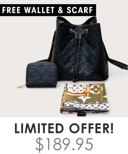 Bag + Gifts (FREE LV Wallet & FREE LV Scarf)
