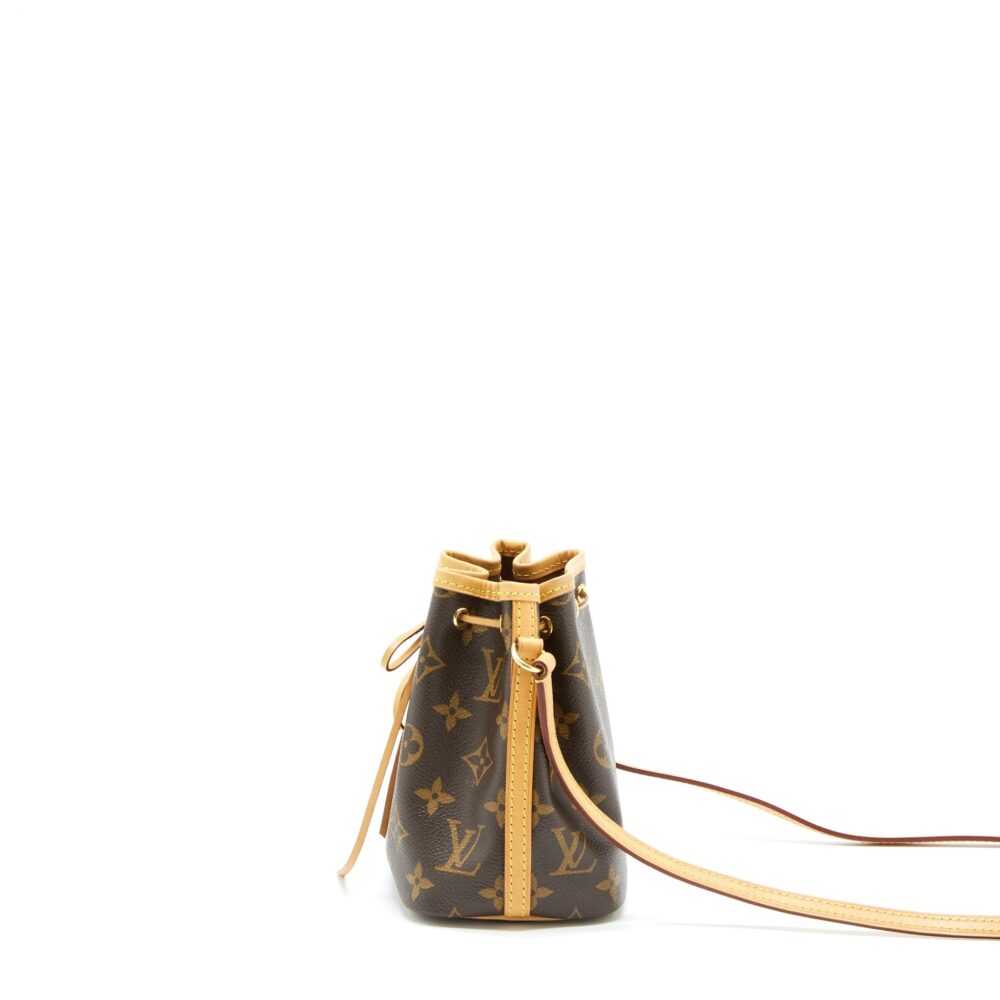 AAA Replica Louis Vuitton LV NANO NOE MONOGRAM CANVAS GHW