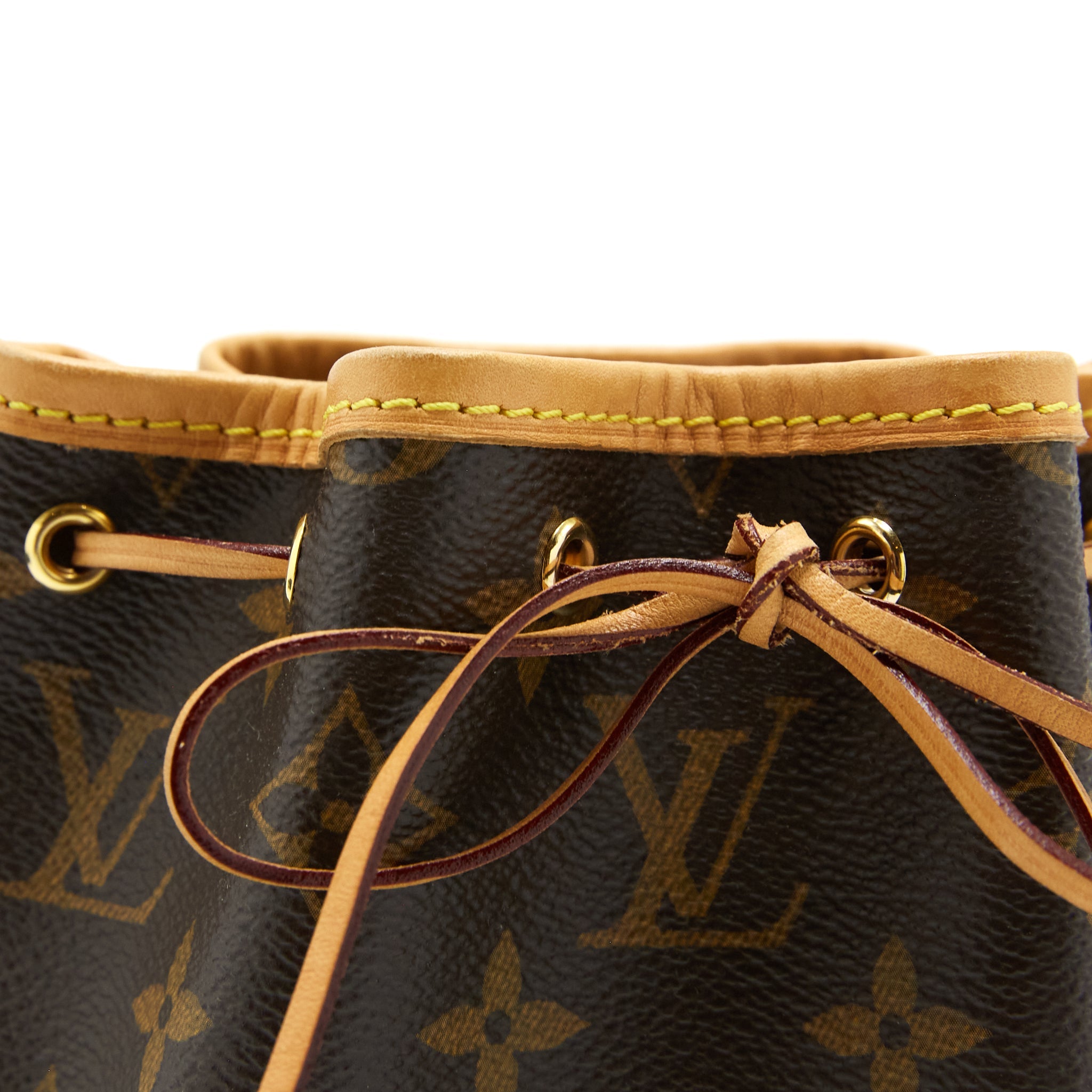 AAA Replica Louis Vuitton LV NANO NOE MONOGRAM CANVAS GHW