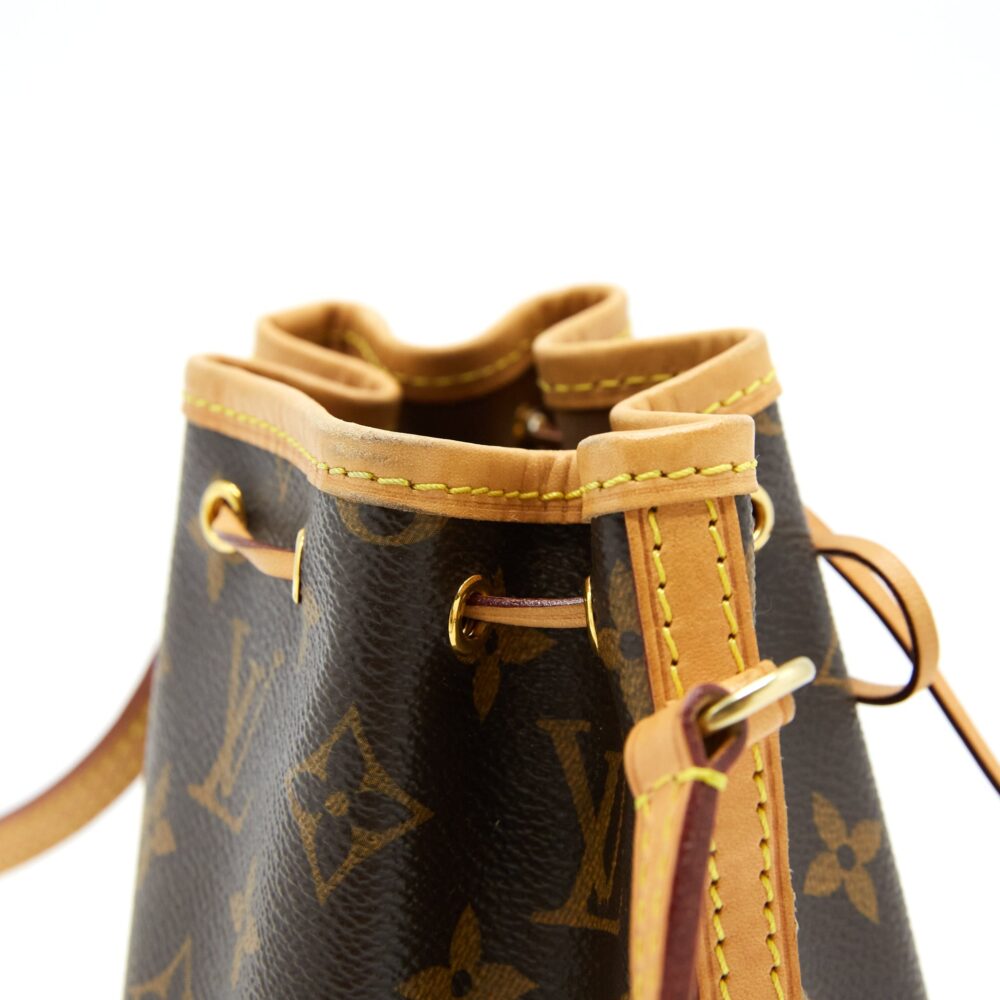 AAA Replica Louis Vuitton LV NANO NOE MONOGRAM CANVAS GHW