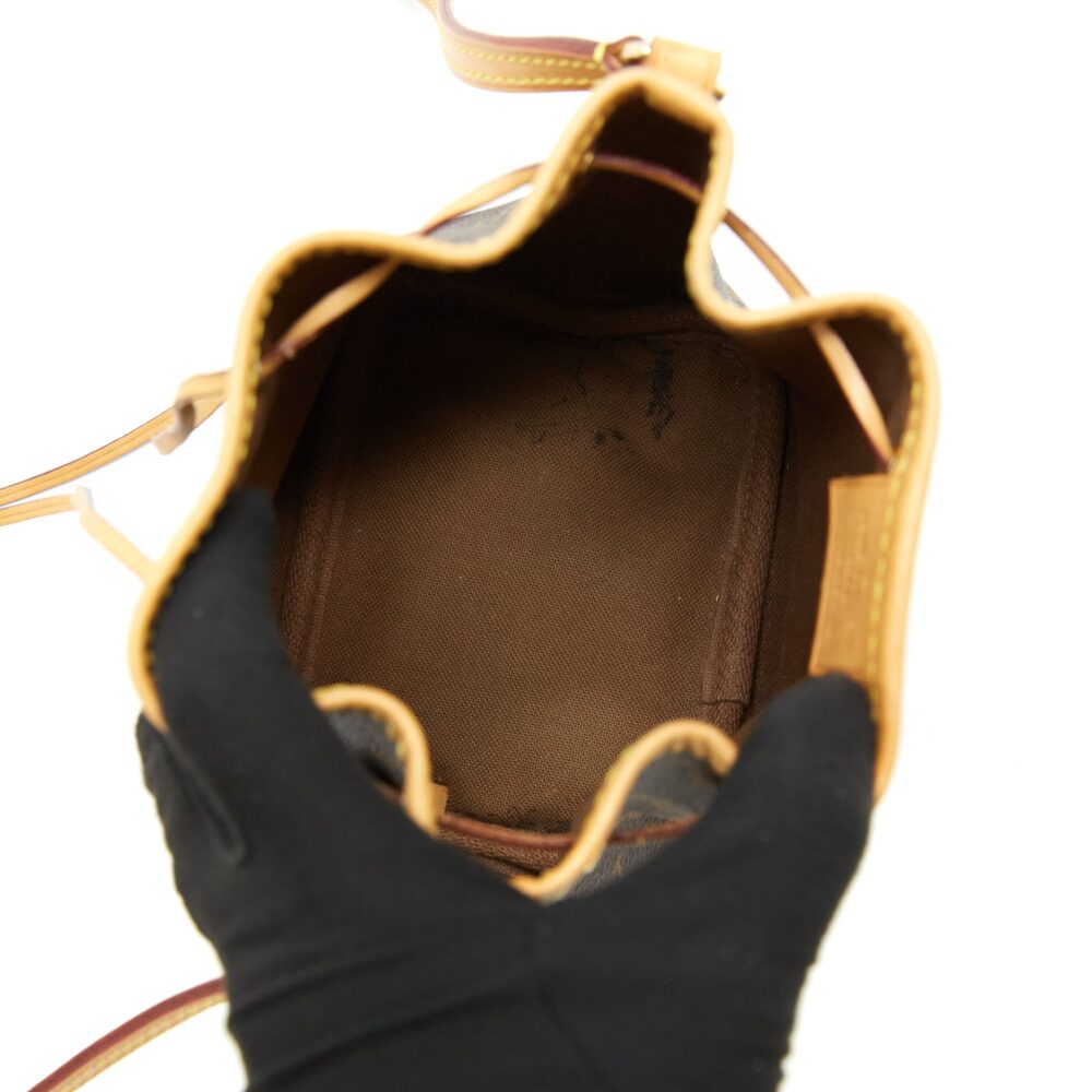 AAA Replica Louis Vuitton LV NANO NOE MONOGRAM CANVAS GHW