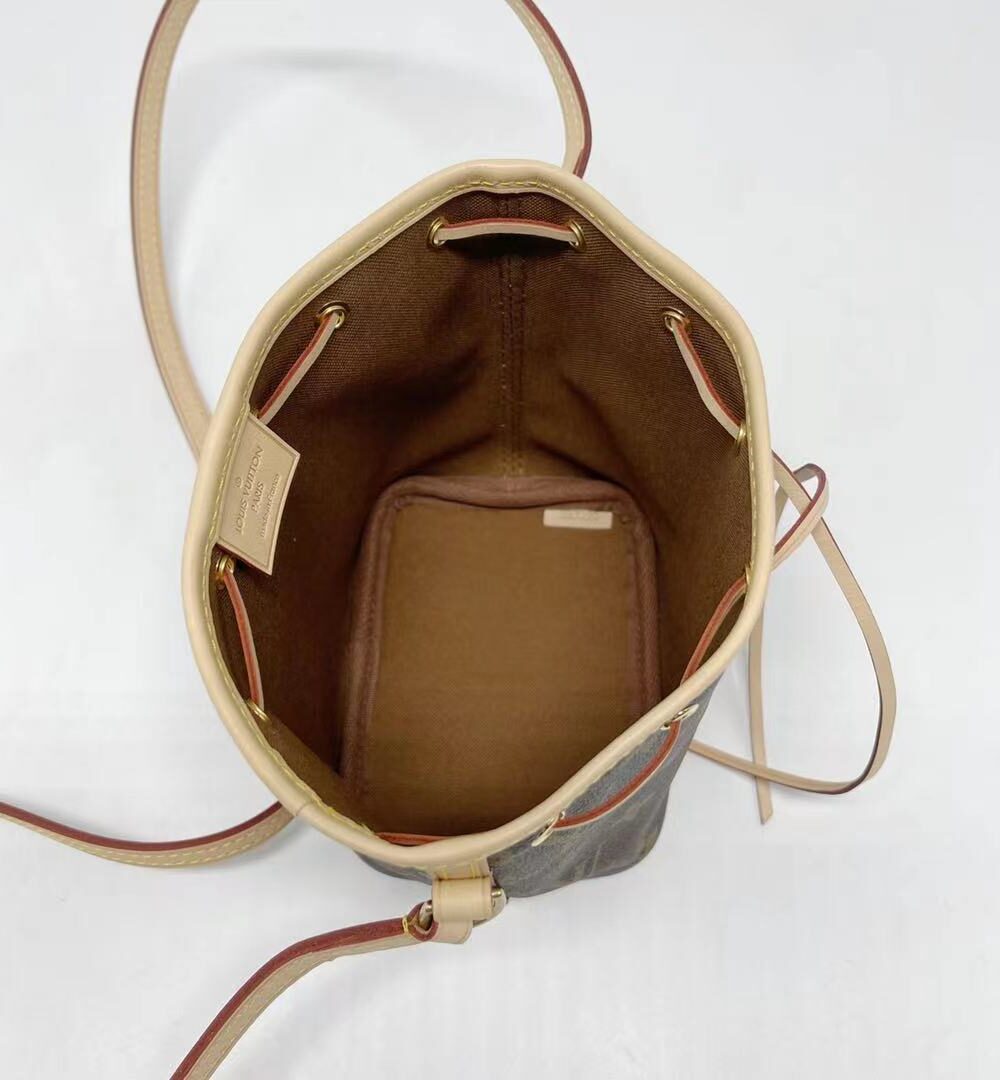 AAA Replica Louis Vuitton LV NANO NOE IN MONOGRAM CANVAS