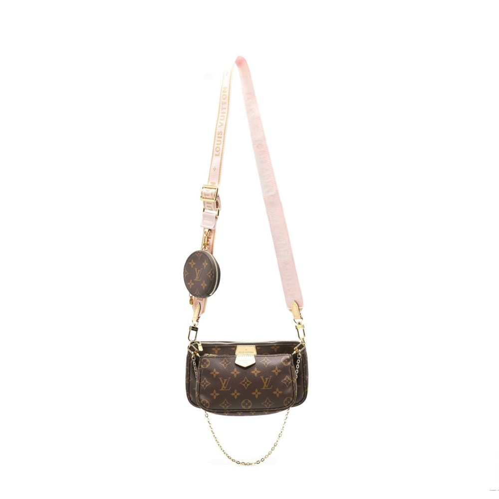 AAA Replica Louis Vuitton LV MULTI POCHETTE ACCESSORIES ROSE CLAIR YEAR 2019