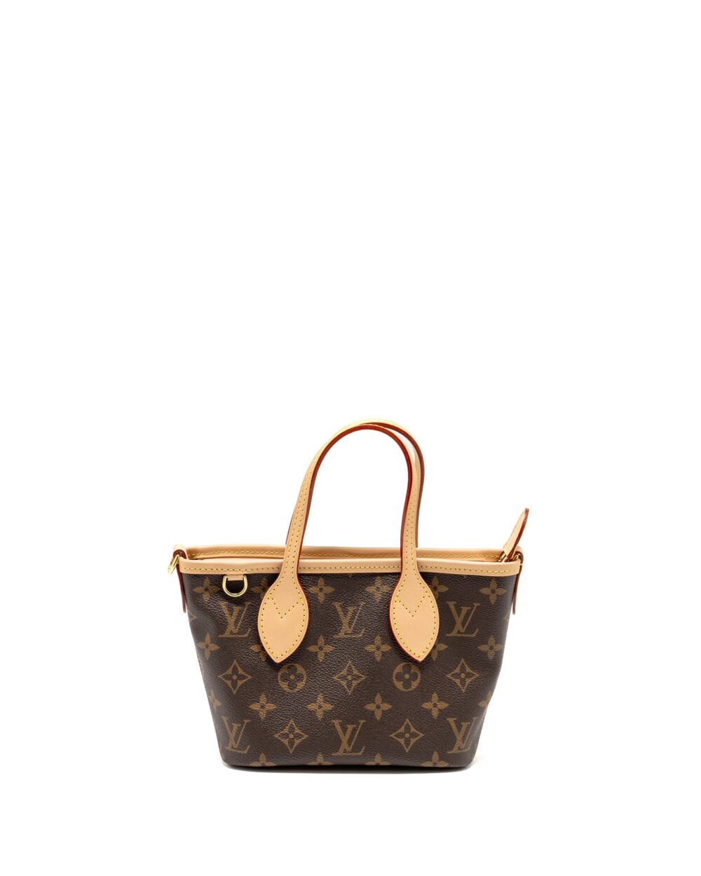 AAA Replica Louis Vuitton LV NEVERFULL BB BEIGE STRAP MONOGRAM CANVAS GHW