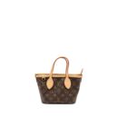AAA Replica Louis Vuitton LV NEVERFULL BB BEIGE STRAP MONOGRAM CANVAS GHW