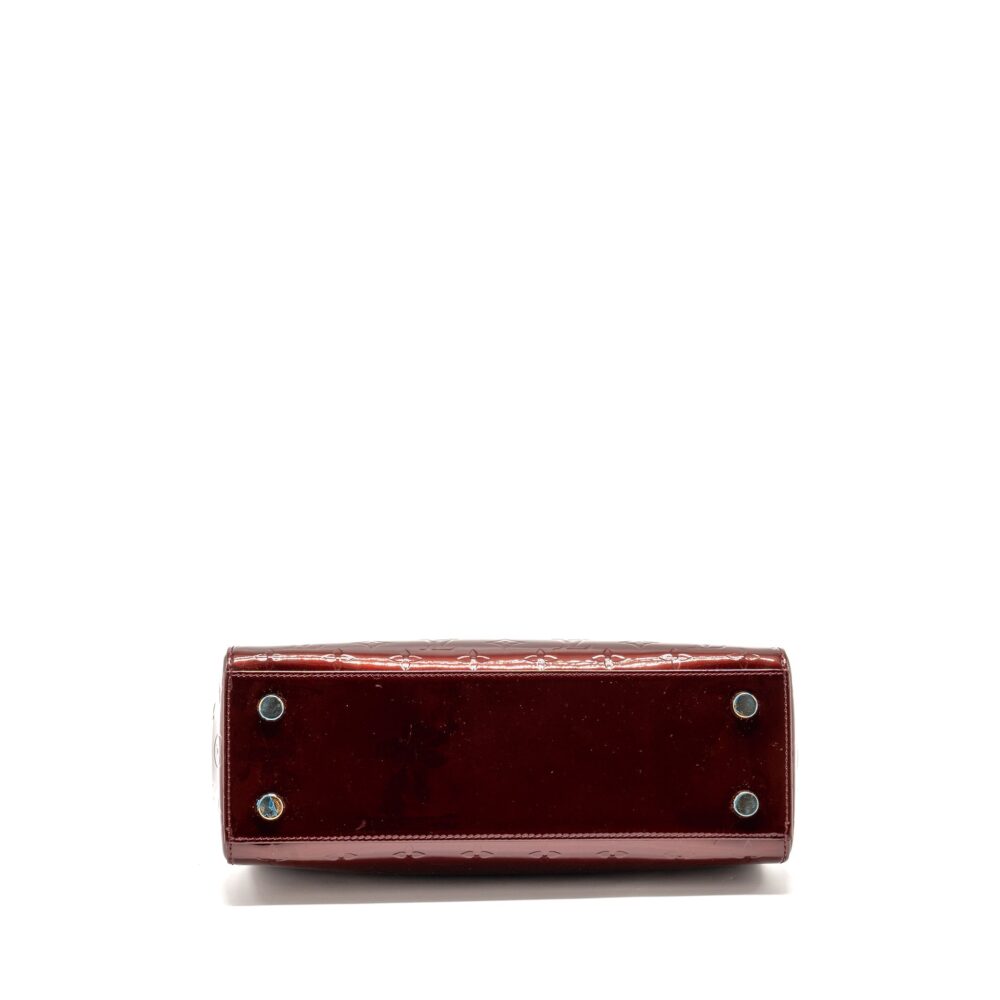AAA Replica Louis Vuitton LV VERNIS BREA PATENT BURGUNDY AMARANTE GHW
