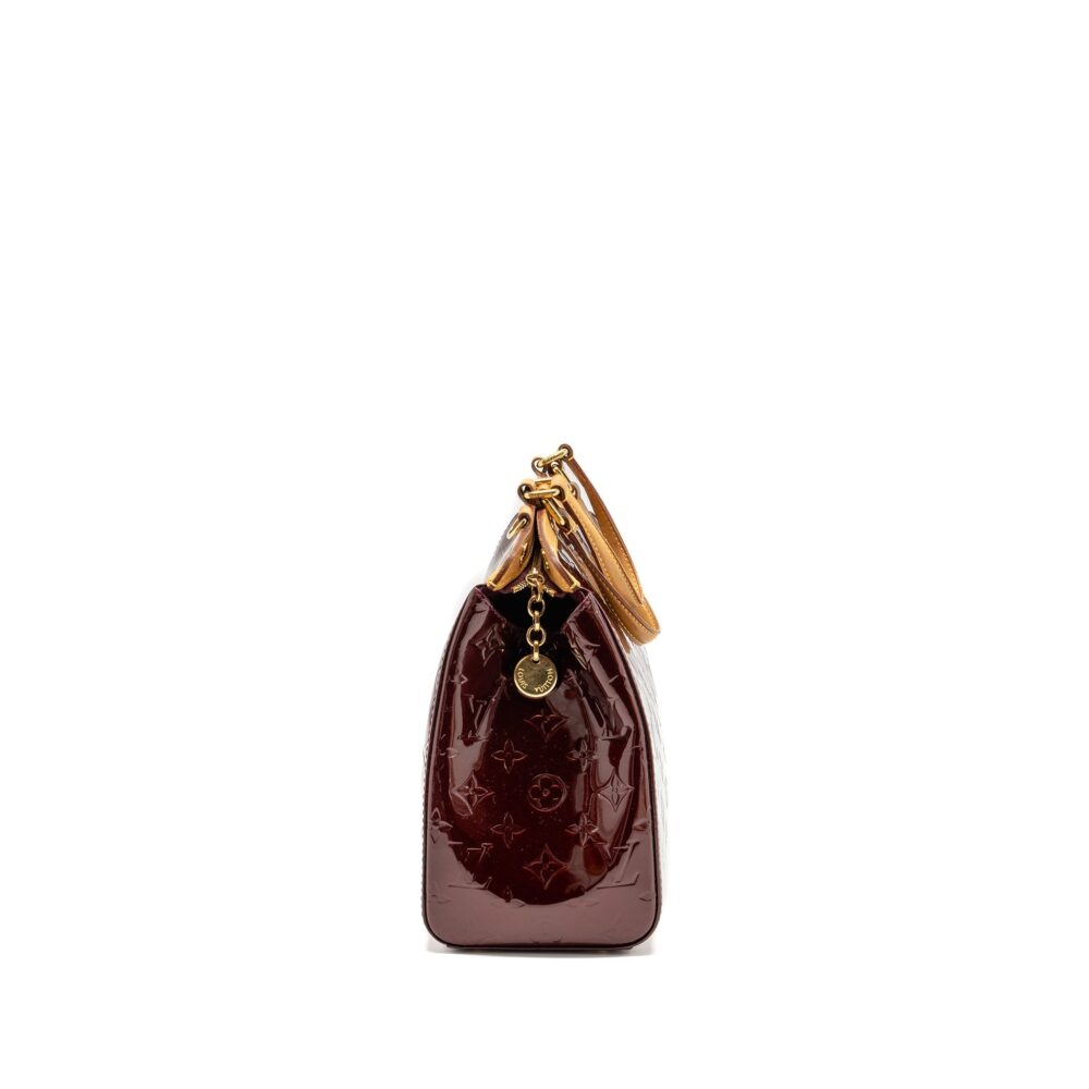 AAA Replica Louis Vuitton LV VERNIS BREA PATENT BURGUNDY AMARANTE GHW