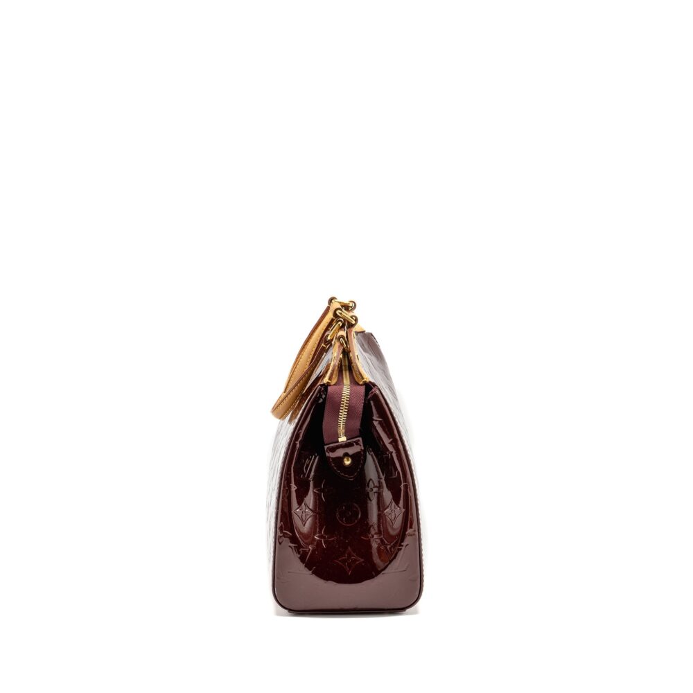 AAA Replica Louis Vuitton LV VERNIS BREA PATENT BURGUNDY AMARANTE GHW