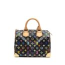AAA Replica Louis Vuitton LV X TAKASHI MURAKAMI SPEEDY 30 LIMITED EDITION MULTICOLOURED MONOGRAM CANVAS BLACK GHW