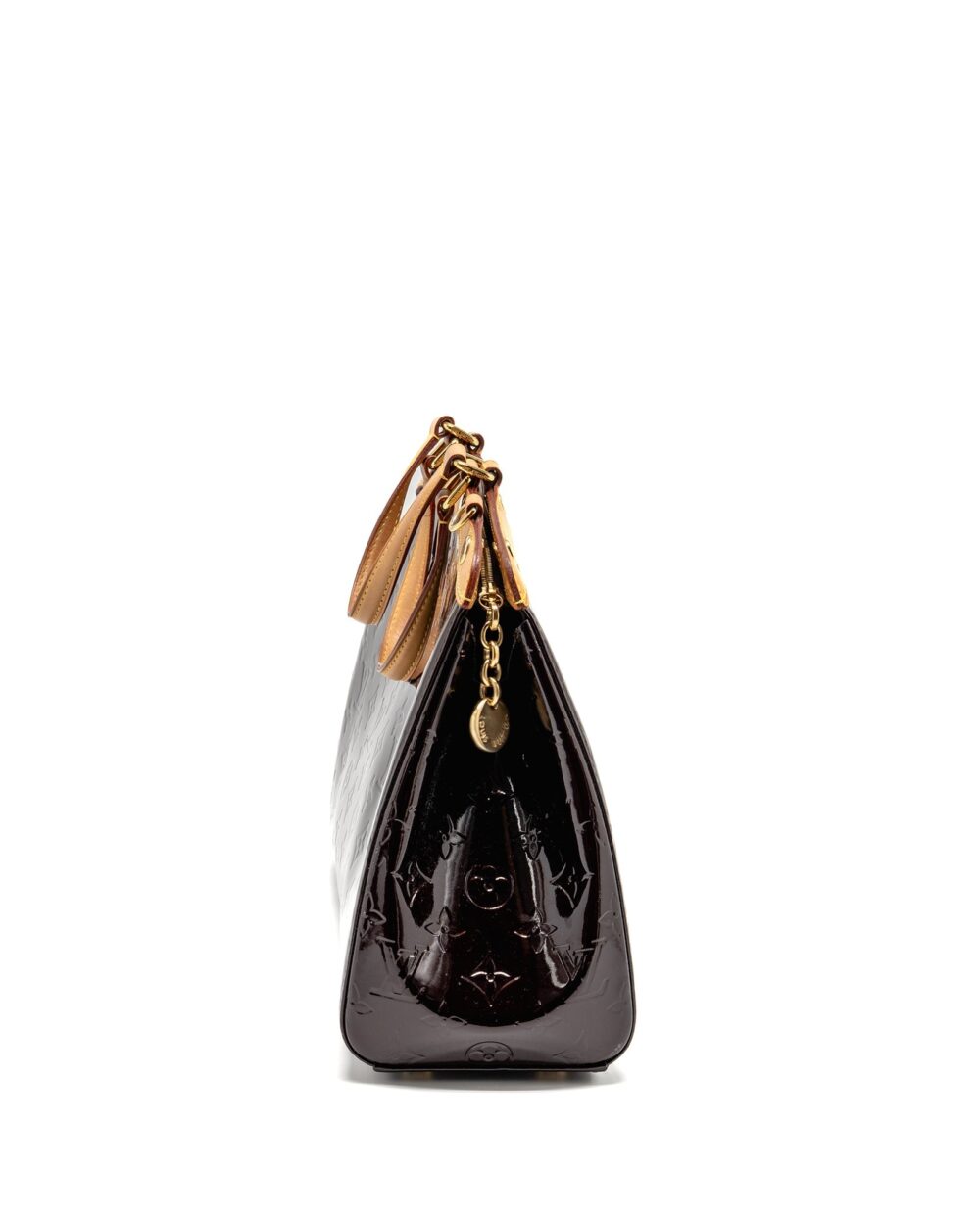 AAA Replica Louis Vuitton LV VERNIS BREA MM BAG MONOGRAM PATENT AMARANTE GHW