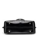 AAA Replica Louis Vuitton LV Carryall Vibe MM Lambskin/Monogram Canvas Black SHW M25143