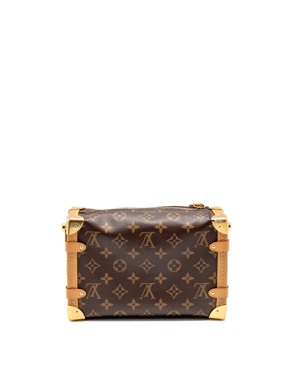 AAA Replica Louis Vuitton LV SIDE TRUNK MM MONOGRAM CANVAS GHW M46358