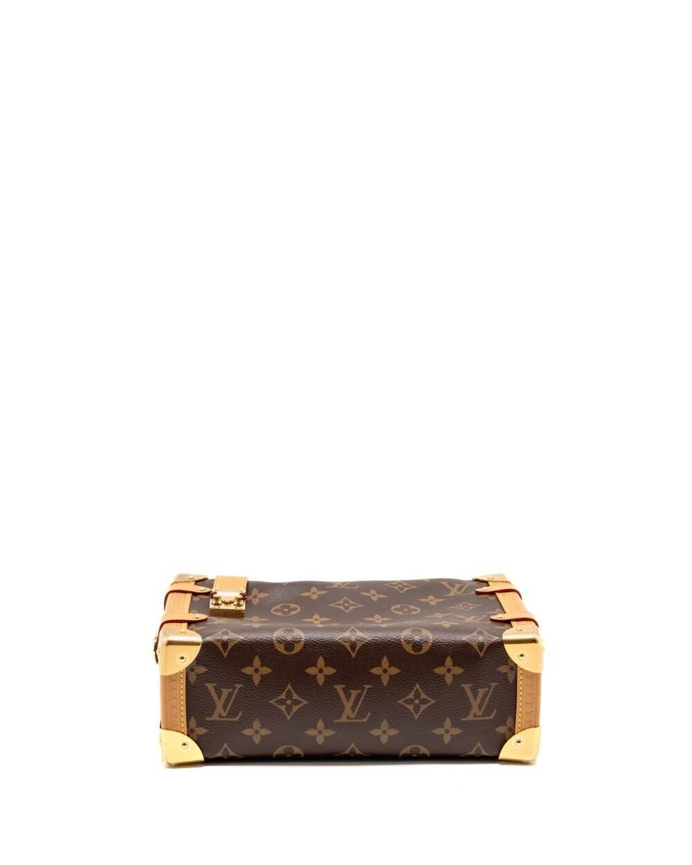 AAA Replica Louis Vuitton LV SIDE TRUNK MM MONOGRAM CANVAS GHW M46358