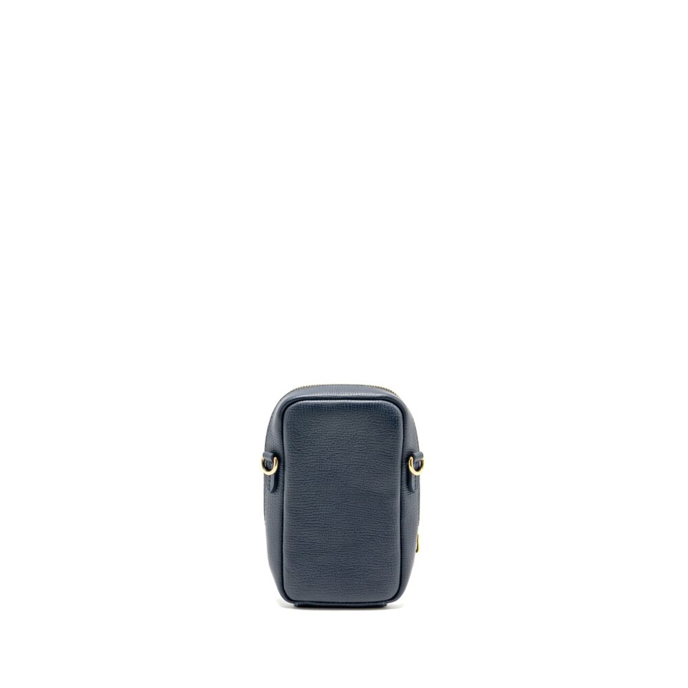 AAA Replica Louis Vuitton LV X NIGO FLAT DOUBLE PHONE POUCH DENIM/CALFSKIN BLUE GHW