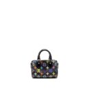 AAA Replica Louis Vuitton LV X TAKASHI MURAKAMI NANO SPEEDY MULTICOLOURED MONOGRAM CANVAS BLACK SHW