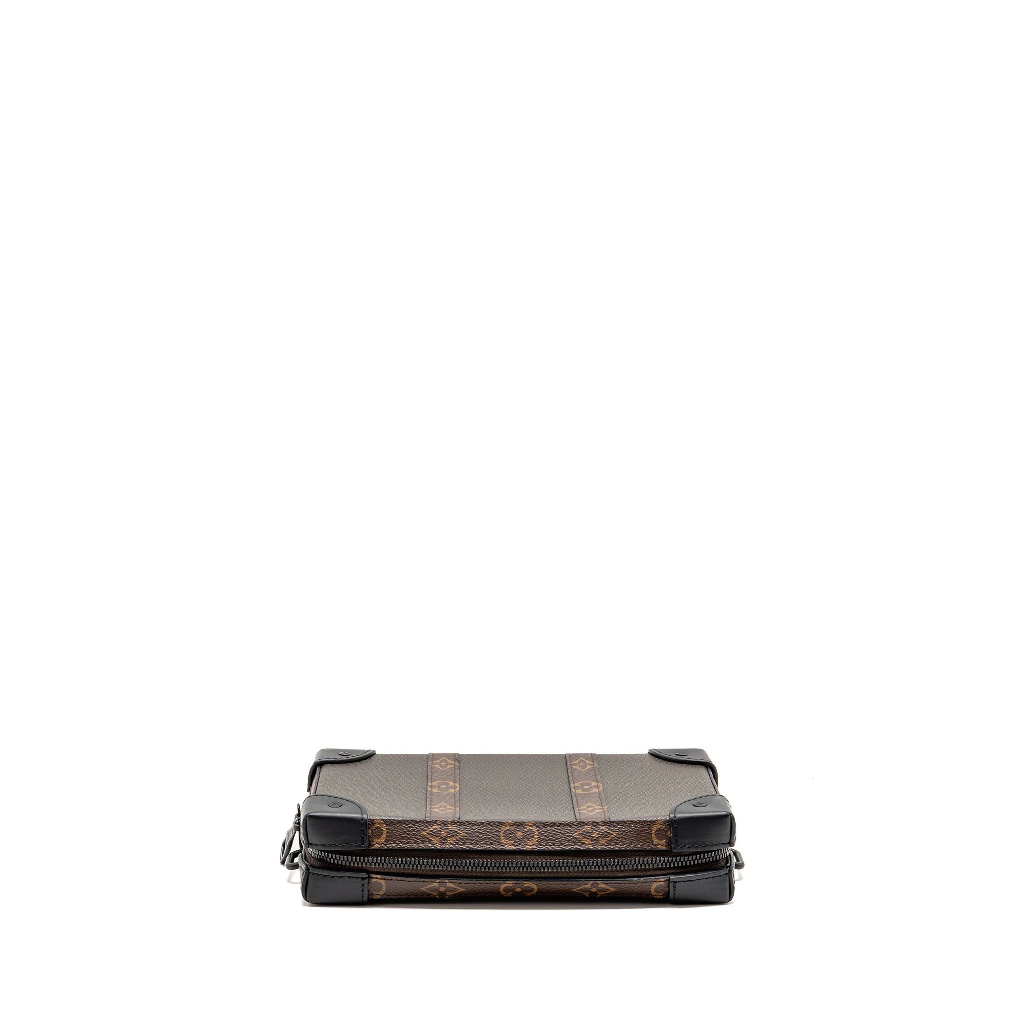 AAA Replica Louis Vuitton LV SOFT TRUNK WALLET TAIGA / MONOGRAM CANVAS KHAKI GREEN BLACK HARDWARE