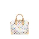 AAA Replica Louis Vuitton LV LV X TM SPEEDY BANDOULIÈRE 25 MONOGRAM CANVAS WHITE/ MULTICOLOUR GHW