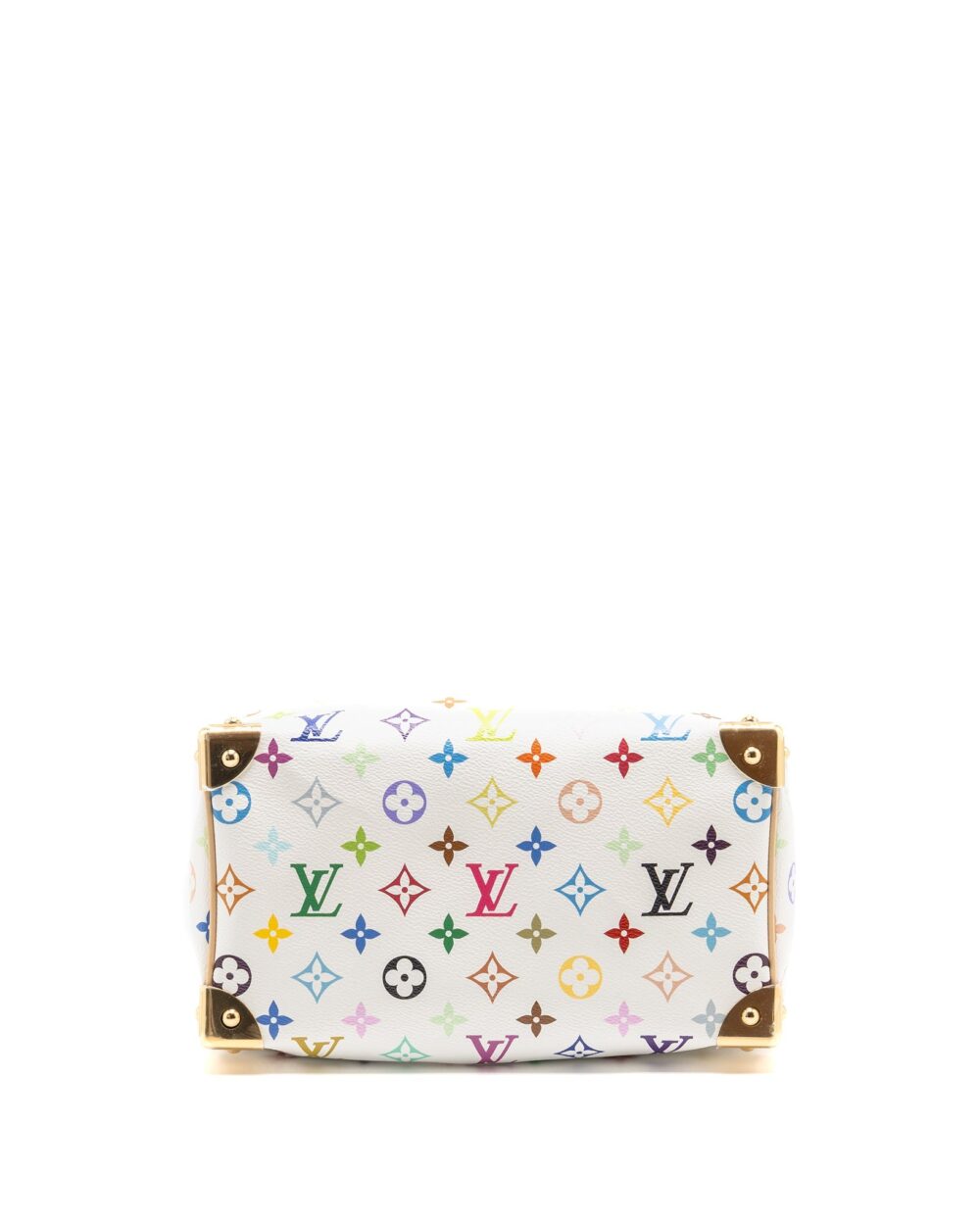 AAA Replica Louis Vuitton LV LV X TM SPEEDY BANDOULIÈRE 25 MONOGRAM CANVAS WHITE/ MULTICOLOUR GHW