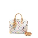 AAA Replica Louis Vuitton LV LV X TM SPEEDY BANDOULIÈRE 25 MONOGRAM CANVAS WHITE/ MULTICOLOUR GHW
