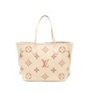 AAA Replica Louis Vuitton LV NEVERFULL MM MONOGRAM EMPREINTE CRÈME/ROSE TRIANON GHW